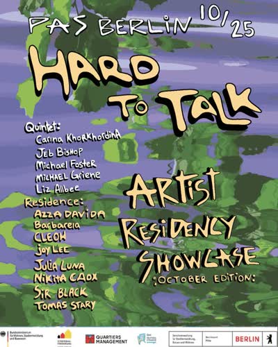 HARD TO TALK OCTOBER Resident Spotlight