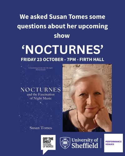 Susan Tomes performing and discussing her recent book ‘Nocturnes’