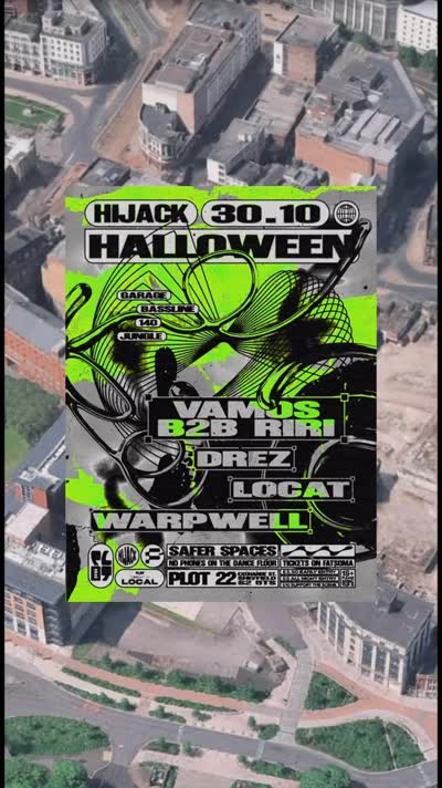Halloween themed night of bassline, garage, dubstep and more