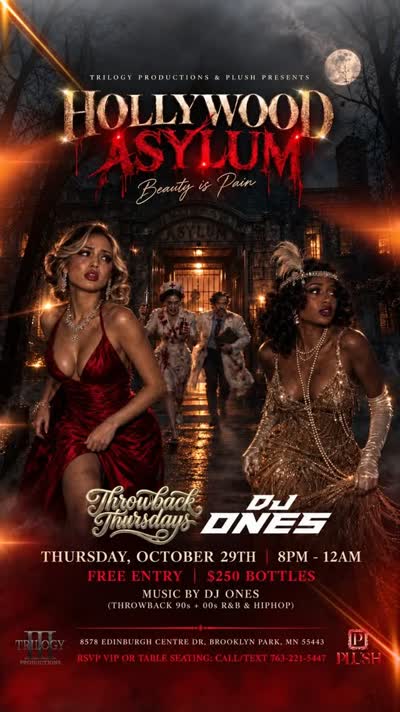 HOLLYWOOD ASYLUM – The Ultimate R&B + HipHop Halloween Experience