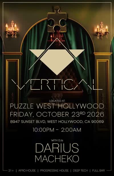 VERTICAL vibes at Puzzle Nightclub
