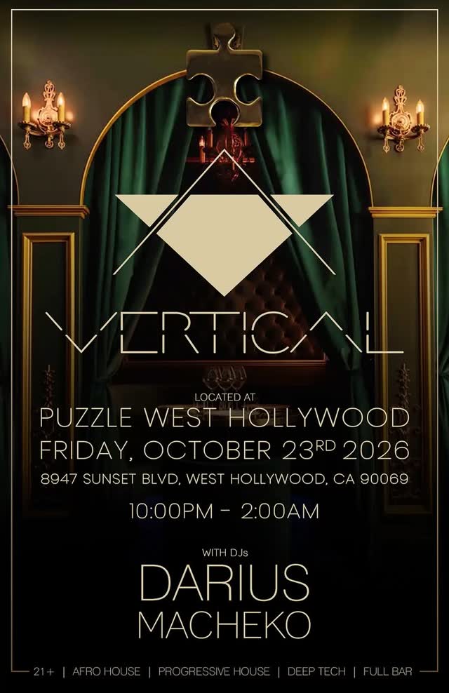 VERTICAL vibes at Puzzle Nightclub