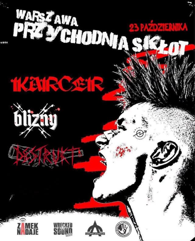 Karcer / Blizny / Destrukt Live at Przychodnia Sklot