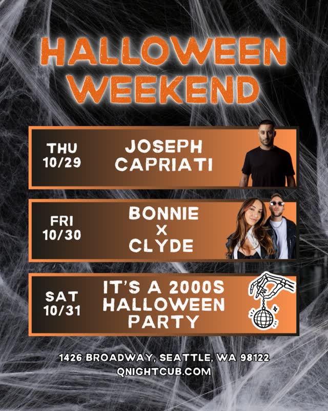 Halloween weekend is ours 🎃💥