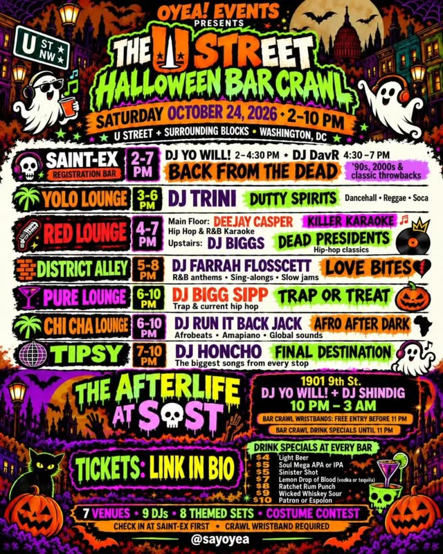 The U Street Halloween Bar Crawl