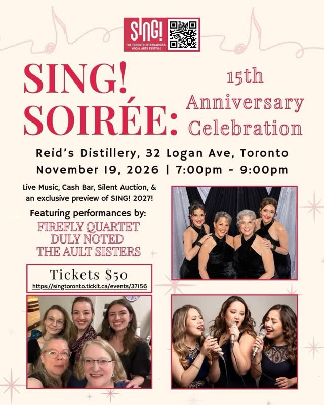 Celebrating 15 years of SING! with an intimate concert