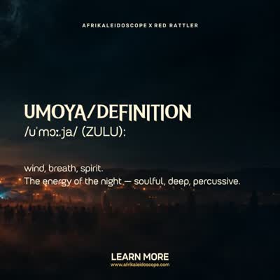 Umoya — a Zulu word meaning wind, breath and spirit.