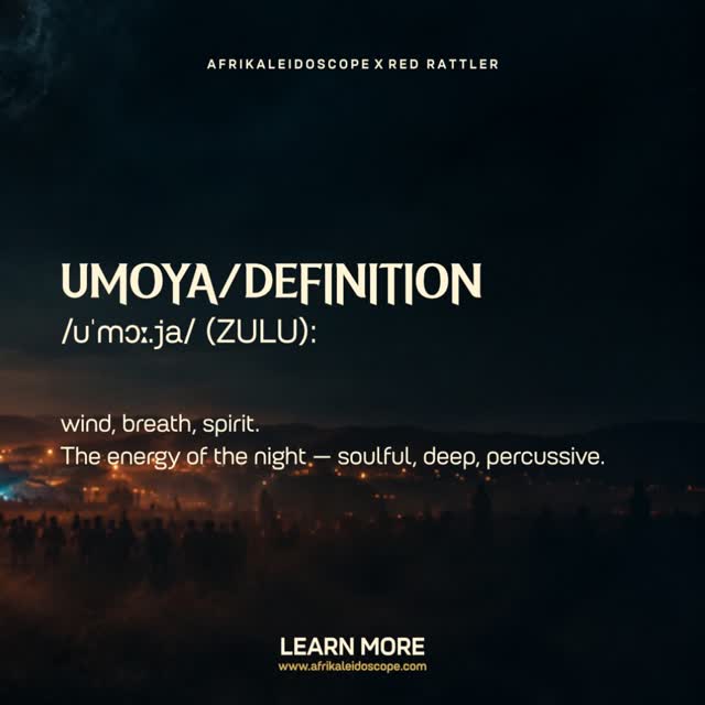 Umoya — a Zulu word meaning wind, breath and spirit.