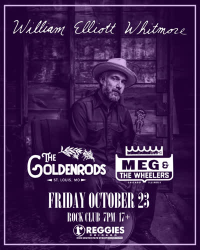 Don't miss @teamwhitmore with @the_goldenrods and @megandthewheelers in the Rock Club this Friday! Grab tickets at reggieslive.com.