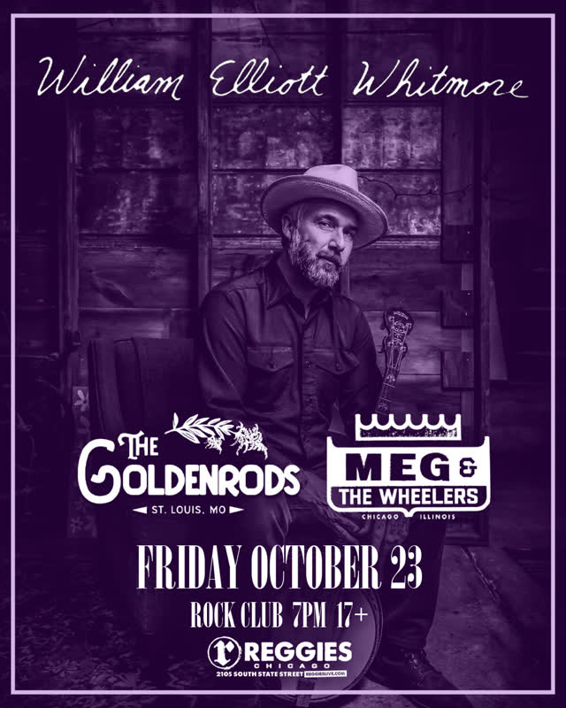 Don't miss @teamwhitmore with @the_goldenrods and @megandthewheelers in the Rock Club this Friday! Grab tickets at reggieslive.com.