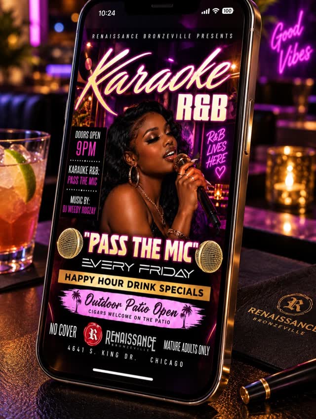 Karaoke R&B "Pass The Mic" Every Friday