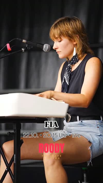 Diesen Donnerstag live im ROODY 😍 @fias.music [Acoustic-Indie]