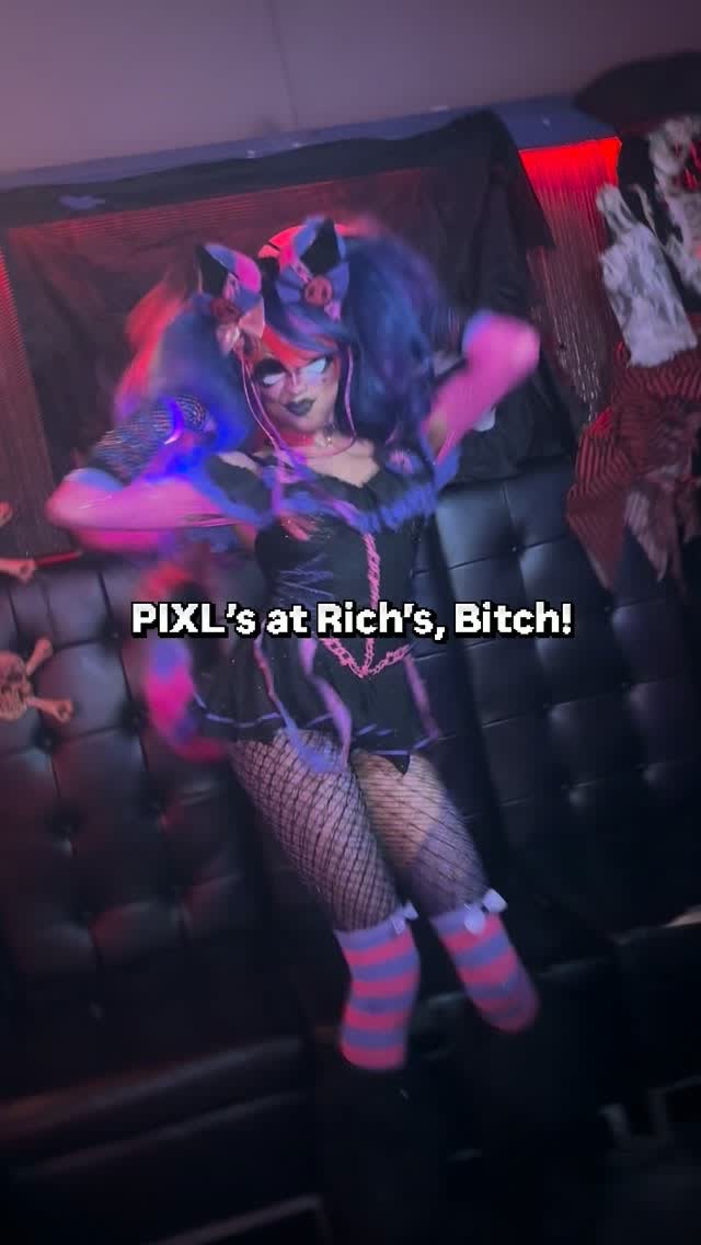 girl it’s literally THIS THURSDAY 😭💿👾 PIXL is taking over @richssandiego on October 22nd 💜 Get cute and come party with us! 🎀