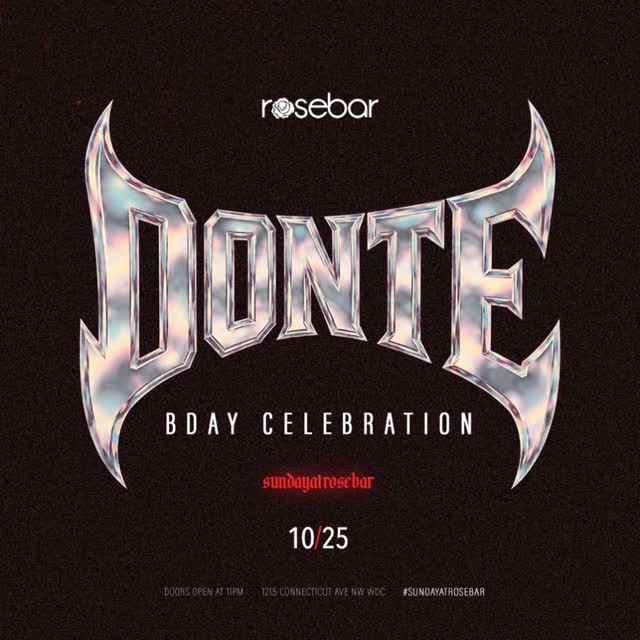 Birthday going up at @rosebardc Sunday 10/25!!!!! Roll the cameras because this is going to be a movie!!!