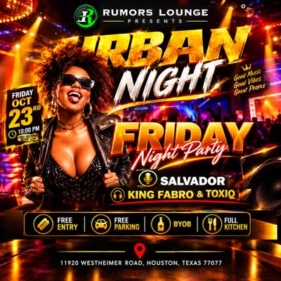 Urban Night Friday Night Party