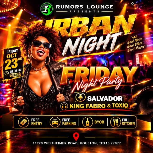 Urban Night Friday Night Party