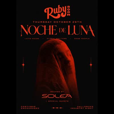 Hallo-weekend starts here - Latin House all night played by SOLÉA & friends!
