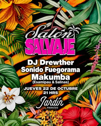 Salón Salvaje en Jardín Paraíso
