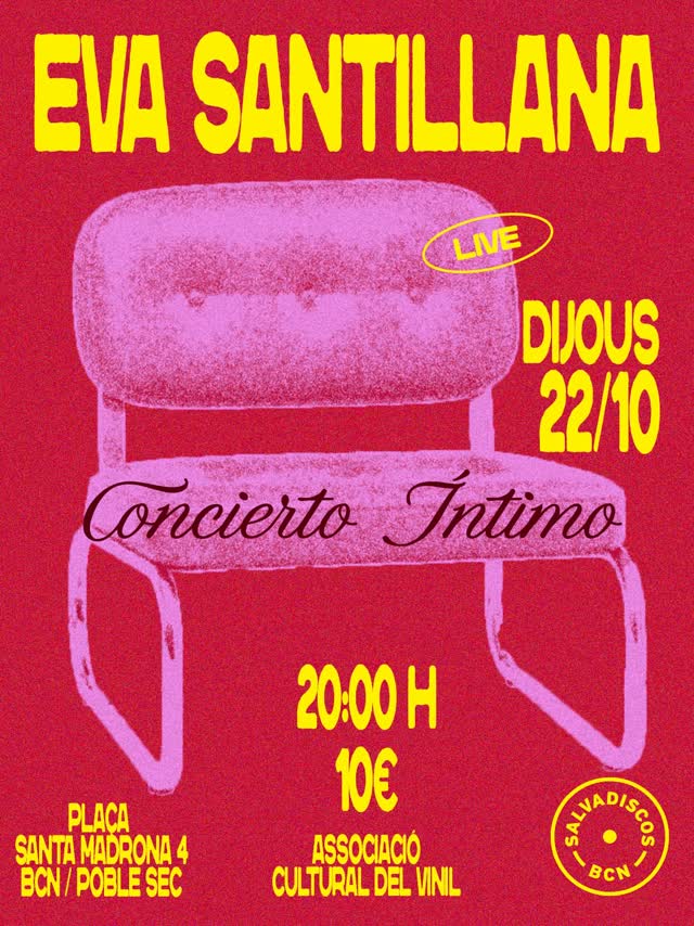 Ens fa molta il·lusió rebre @evasantillana00 a casa, amb música nova ❤️‍🔥