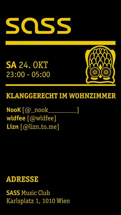 @kollektiv.klanggerecht takes over @sassmusicclub