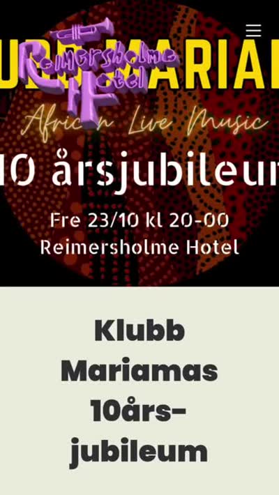 Klubb Mariamas 10 årsjubileum