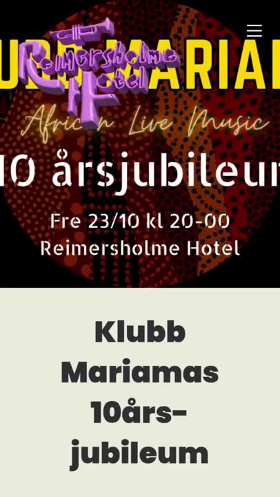 Klubb Mariamas 10 årsjubileum