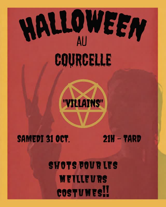Halloween au Courcelle "Villains"