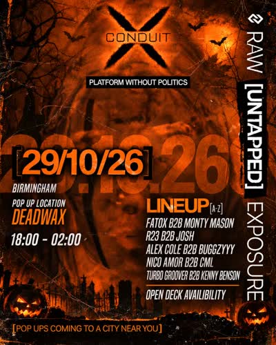 CONDUIT RETURNS THURSDAY 29TH