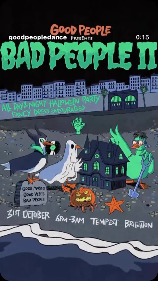 Bad People II - All Day & Night Halloween Party