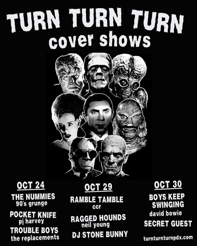 TURN TURN TURN cover shows
