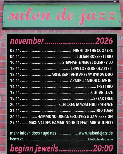 salon de jazz november 2026