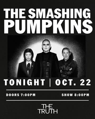 TONIGHT: THE SMASHING PUMPKINS
