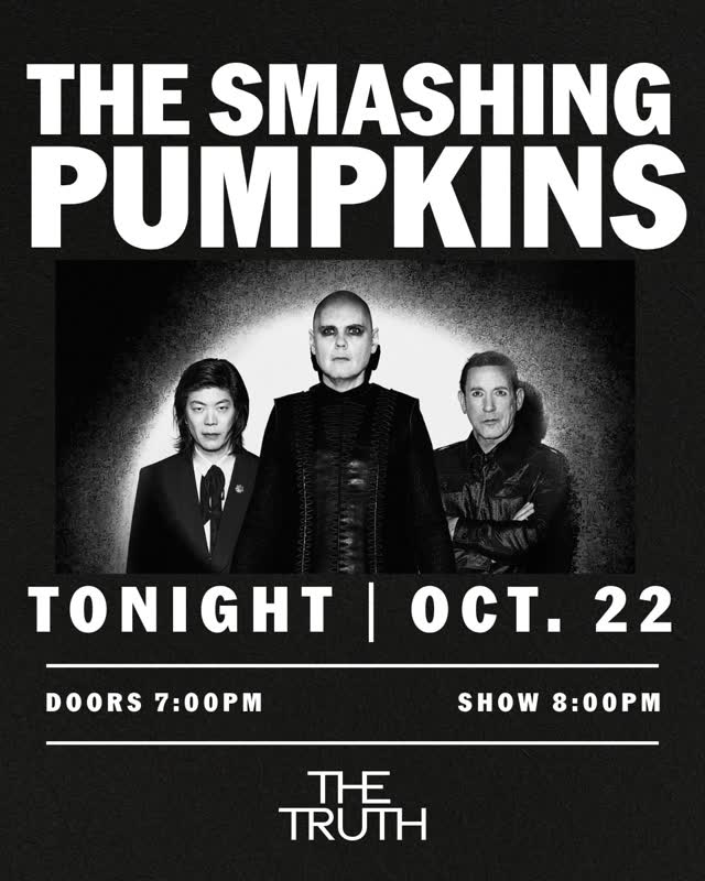 TONIGHT: THE SMASHING PUMPKINS