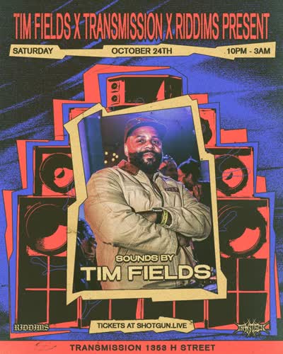 @transmissiondc x @soundsbytimfields x @riddimss ARTIST SPOTLIGHT 🔦