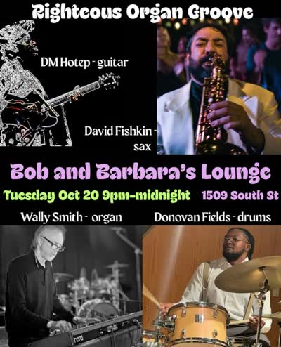 Tuesday night organ grooves at @bobandbarbs