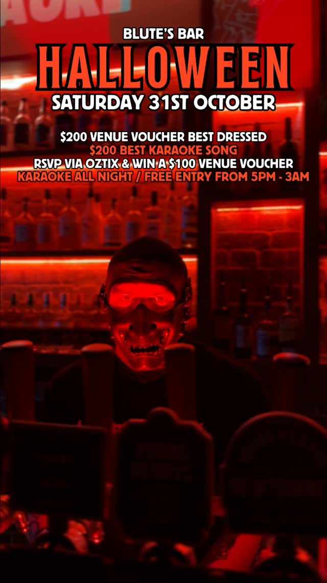 Blute's Bar Halloween