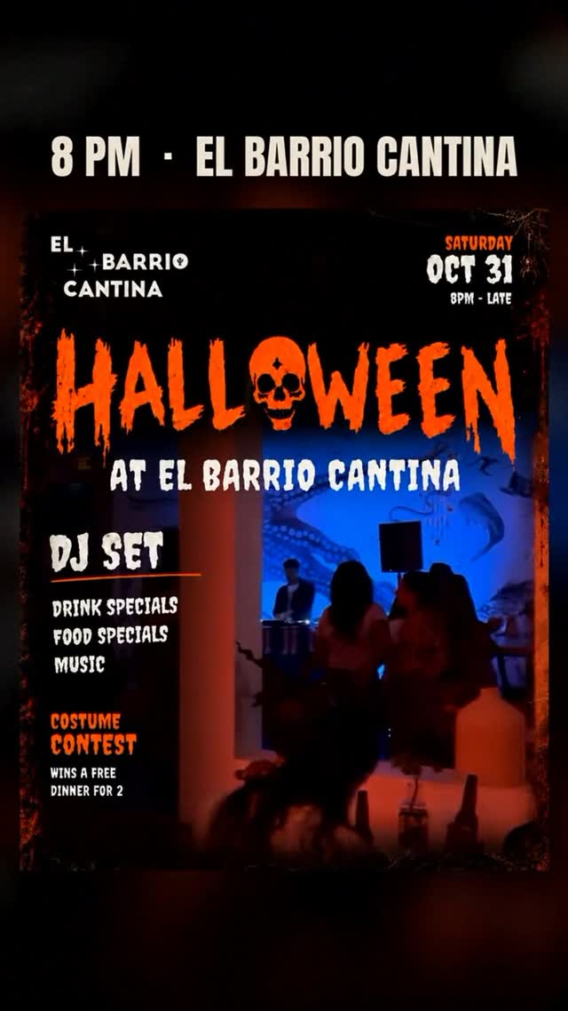 Halloween Party at El Barrio Cantina & Tokyo Noir