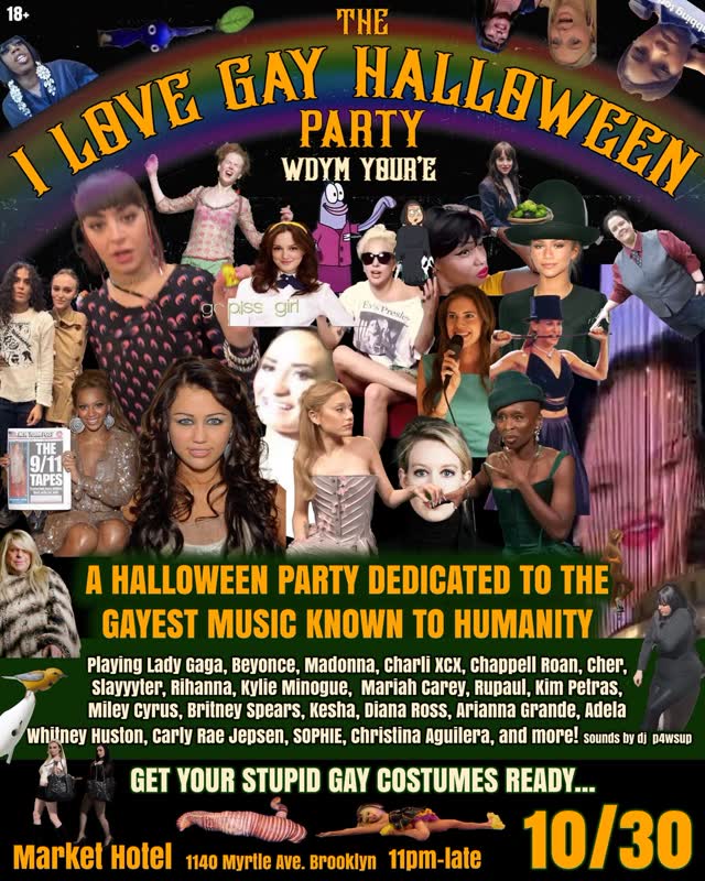 I LOVE GAY HALLOWEEN 💀 A SPOOKY GAY POP PARTY🎃