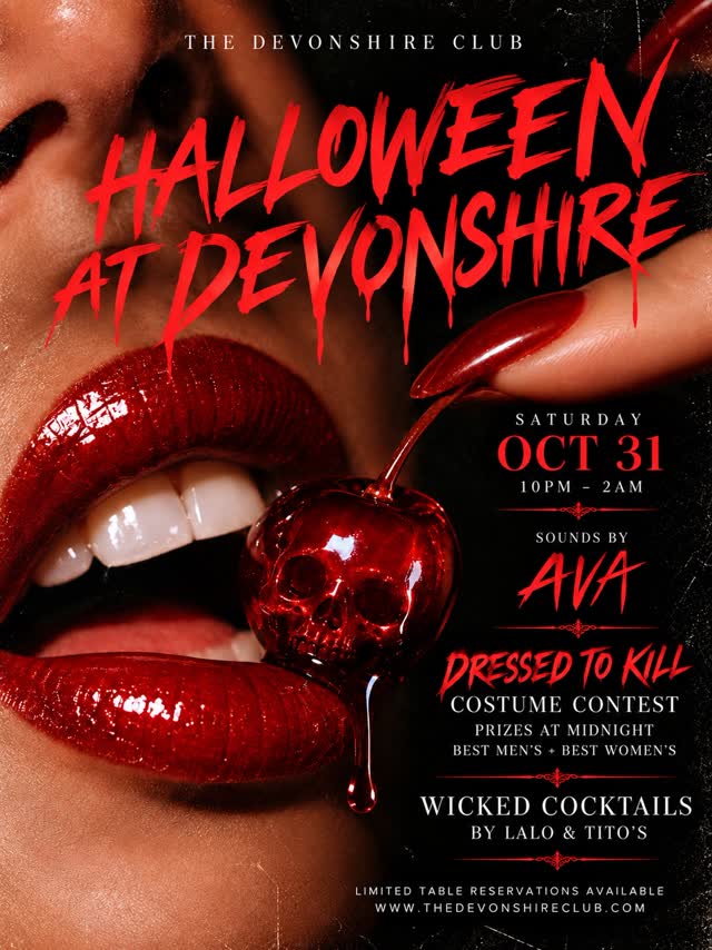 The Devonshire Club presents our first annual Halloween party