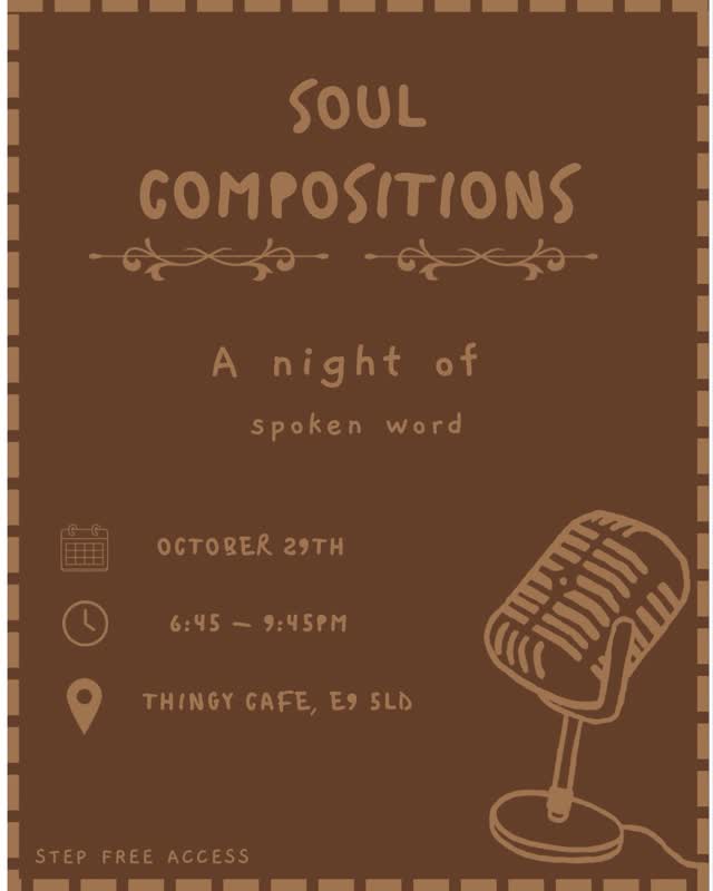 Soul Compositions: A night of spoken word