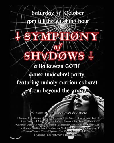 Symphony of Shadows returns to The Trades on 31st October