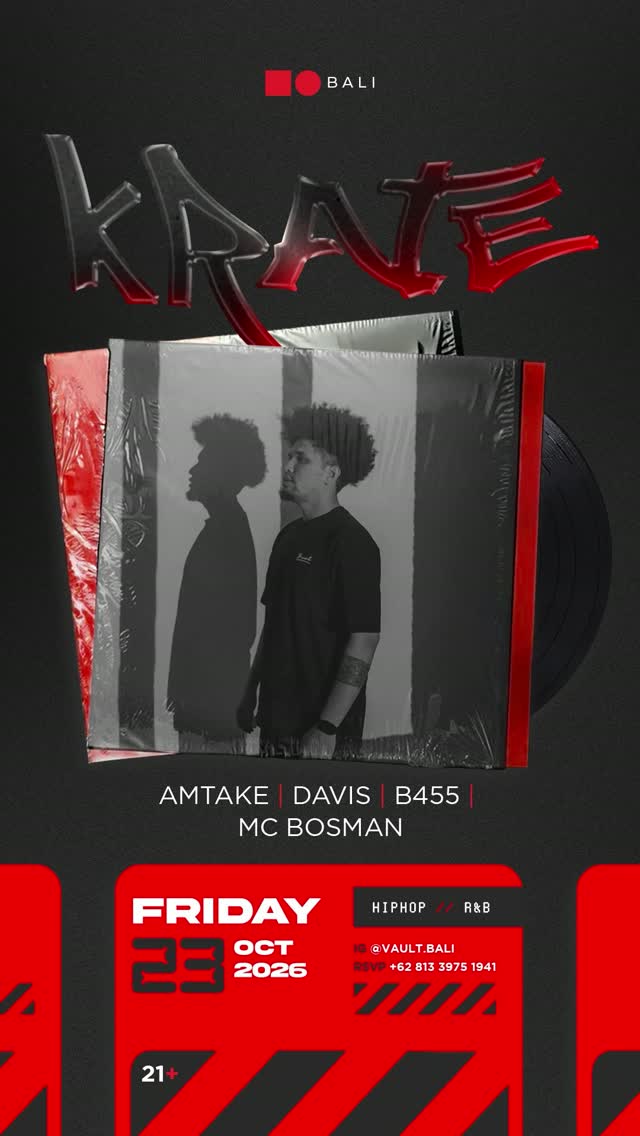 KRATE - FRIDAY 23 OCTOBER