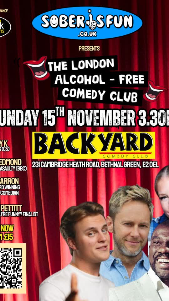 Sober is Fun Presents The London Alcohol-Free Comedy Club