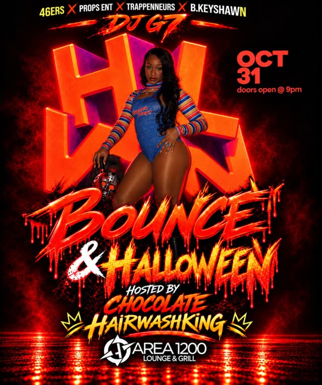HALLOWEEN & BOUNCE BOUT TO GET REAL SPOOKY!