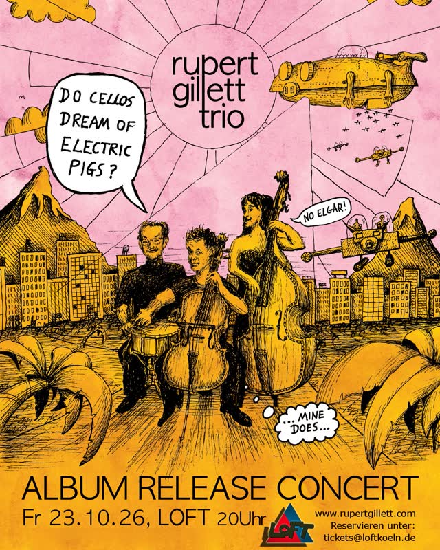 Rupert Gillett Trio | album release & live recording