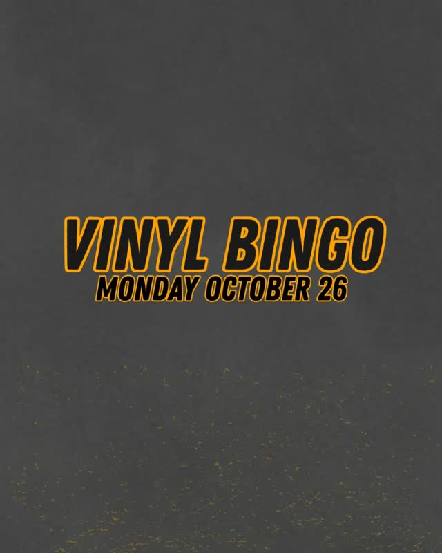 Vinyl Bingo at @vinyltapnashville !! Spooky Scary!