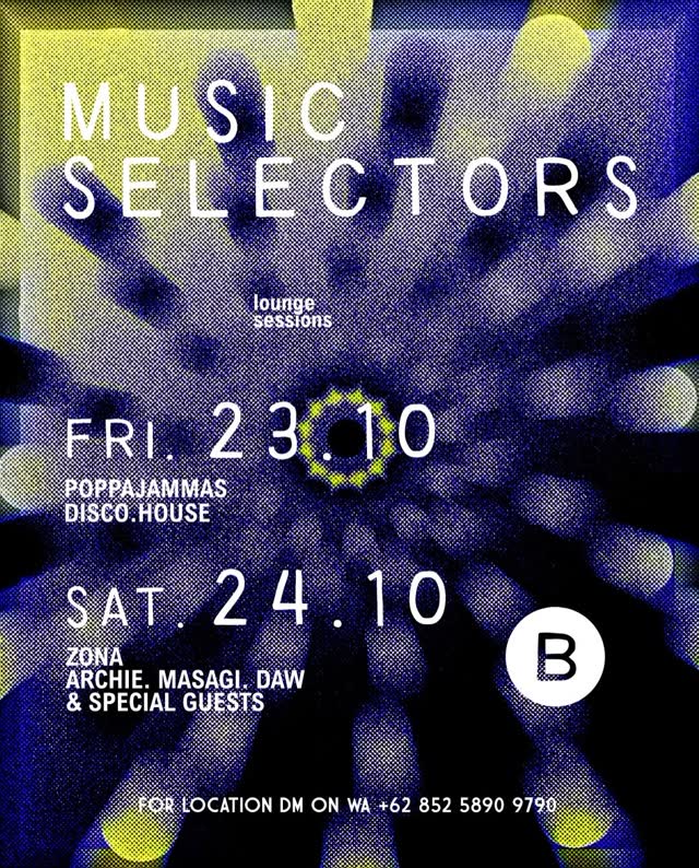 Music selectors and late-night lounge sessions THIS WEEKEND @boliche.bali