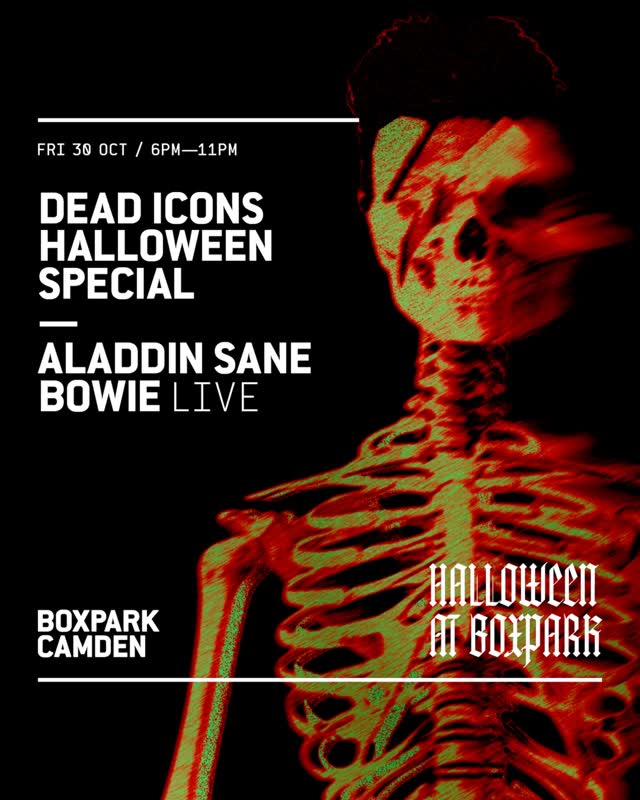 Dead Icons Halloween Special - Aladdin Sane Bowie Live