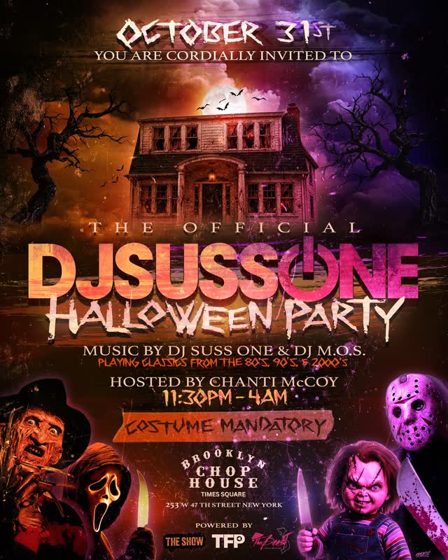 The Official DJ Suss One Halloween Party
