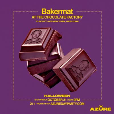 Bakermat at The Chocolate Factory